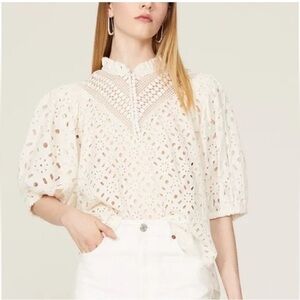 All SaintsTila Broderie Top UK10